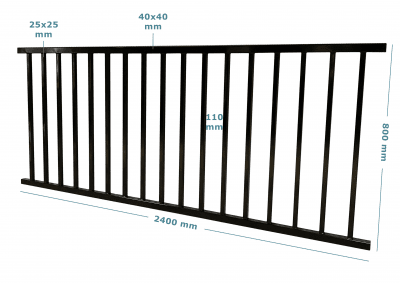 Zoom bild av Staket Rannesta Inrama